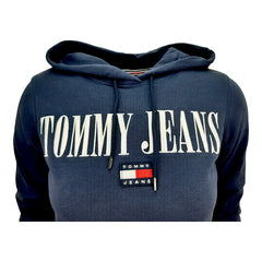 Tommy Hilfiger felpa crop logo ricamato donna