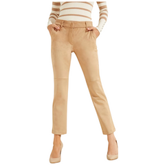 Guess  Pantaloni in Similpelle scamosciata Evelina Donna