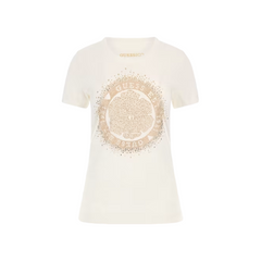 Guess T-shirt maniche corte logo frontale donna