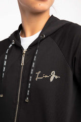 Liu Jo felpa con cappuccio full zip donna