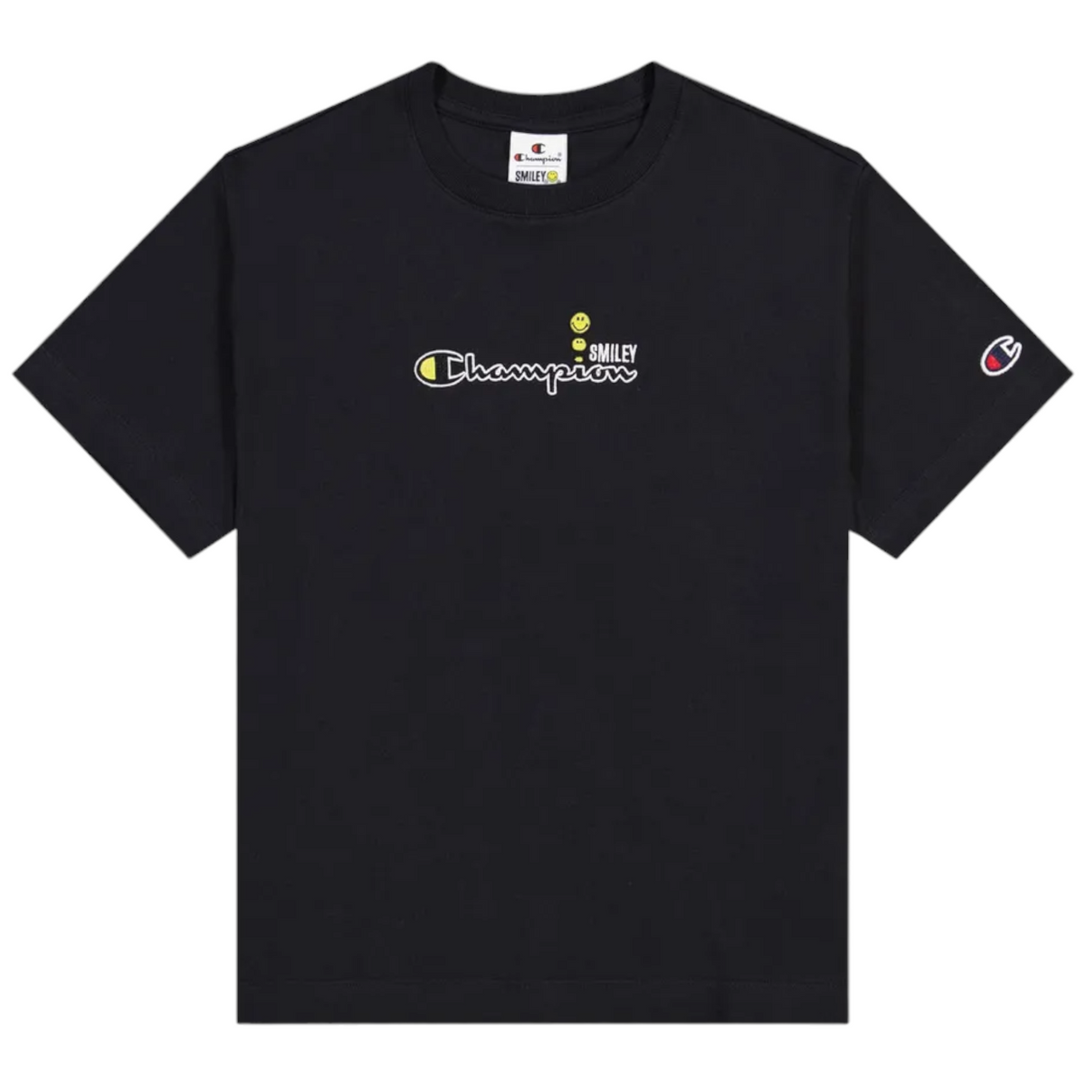 Champion t-shirt cropped smiley donna