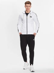 EA7 Emporio Armani felpa full zip logo series uomo