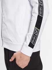 EA7 Emporio Armani felpa full zip logo series uomo