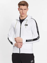 EA7 Emporio Armani felpa full zip logo series uomo