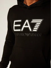 Ea7 Emporio Armani felpa con cappuccio visibility uomo