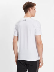 Ea7 Emporio Armani t-shirt logo gommato uomo