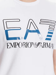 Ea7 Emporio Armani t-shirt logo gommato uomo