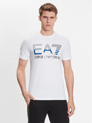 Ea7 Emporio Armani t-shirt logo gommato uomo