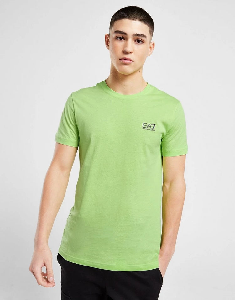 EA7 Emporio Armani T-shirt in Cotone Stretch con Stampa Logo Uomo