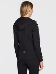 Ea7 Emporio Armani felpa fullzip gold donna