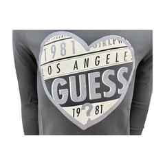 Guess T-shirt Manica Lunga in Misto Cotone Bambina