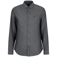 Armani Exchange camicia  manica lunga regular fit in puro cotone uomo