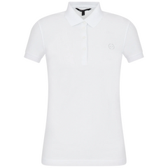 Armani Exchange Polo in piquet di cotone Pima donna