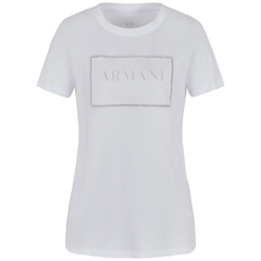 Armani Exchange T-shirt regular fit in cotone organico ASV donna