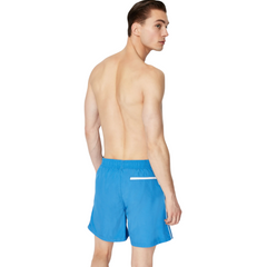 Armani Exchange Boxer da mare in tessuto con logo uomo