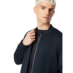 Armani Exchange bomber in jersey trapuntato uomo