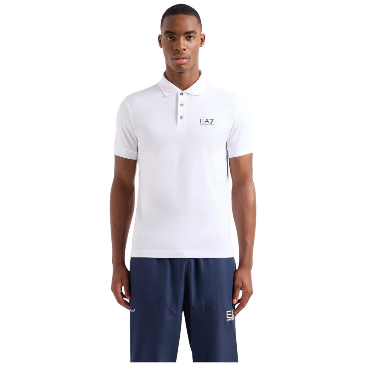 Emporio Armani polo Core Identity in cotone stretch uomo