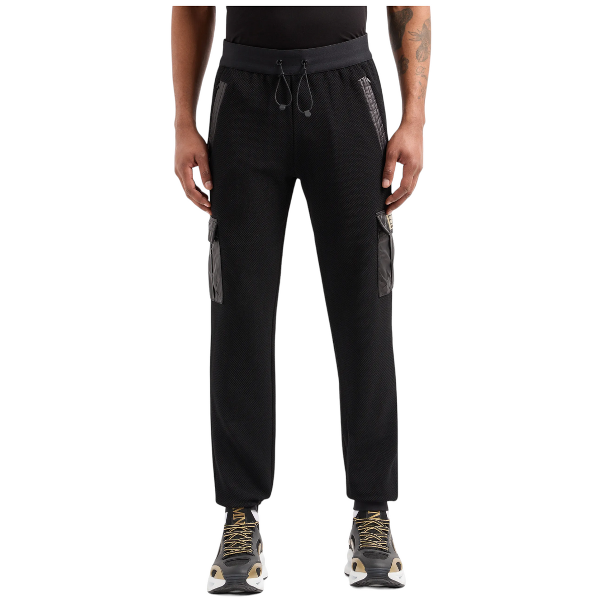 EA7 Emporio Armani pantaloni cargo Gold Label in tessuto tecnico uomo