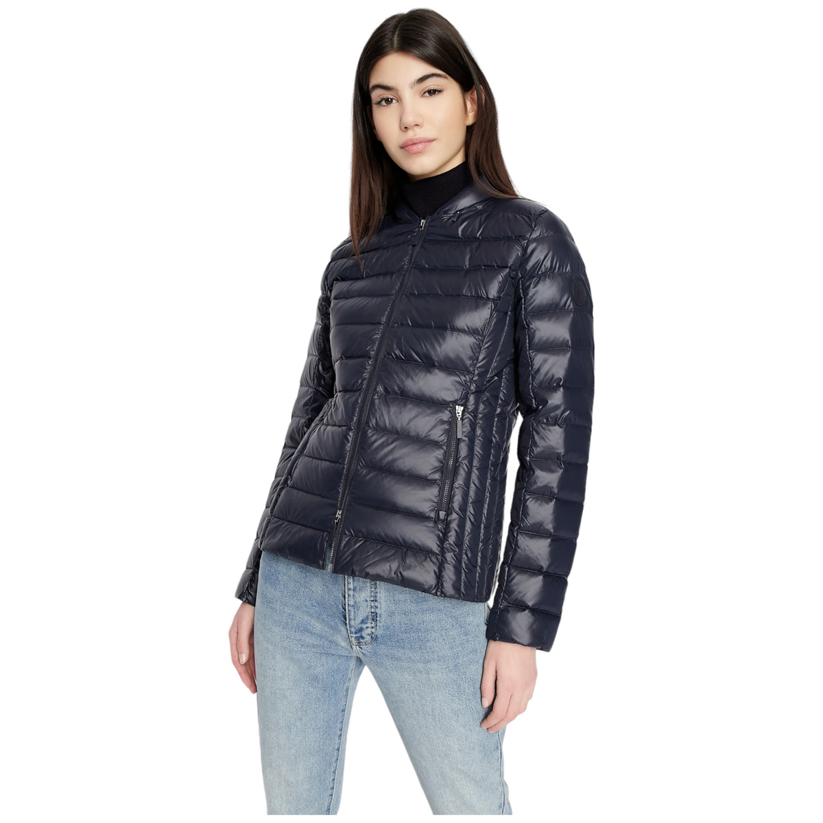 Armani Exchange Piumino light weight con zip donna