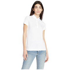 Armani Exchange Polo in piquet di cotone Pima donna