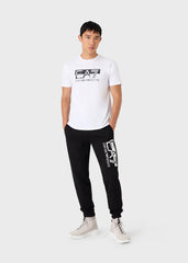 EA7 Emporio Armani pantaloni jogger visibility in cotone uomo