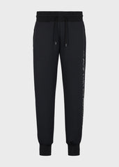 EA7 Emporio Armani pantaloni jogger logo series in tessuto tecnico uomo