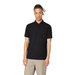 Armani Exchange polo manica corta slim fit in piquet stretch uomo