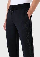 EA7 Emporio Armani pantaloni jogger logo series in tessuto tecnico uomo