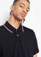 Armani Exchange polo in cotone uomo