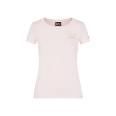 EA7 Emporio Armani T-shirt Evolution in jersey di misto cotone donna