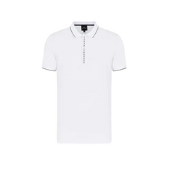 Armani Exchange Polo con logo a contrasto uomo