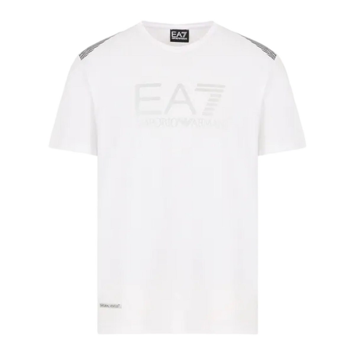 EA7 Emporio T-shirt girocollo a maniche corte 7 Lines in tessuto riciclato AVS uomo