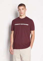 Armani Exchange t-shirt regular fit con logo uomo