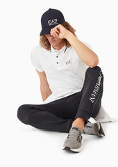 Ea7 Emporio Armani polo core identity in piquet stretch uomo