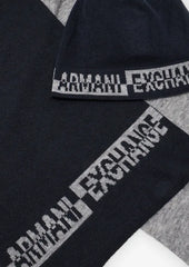 Armani Exchange set berretto sciarpa uomo