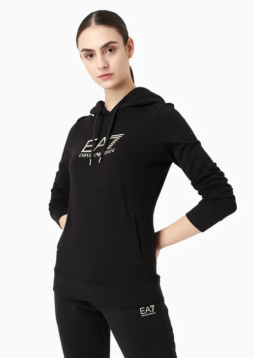 Ea7 Emporio Armani felpa cappuccio donna