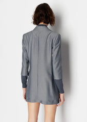 Armani Exchange blazer over in tessuto check donna