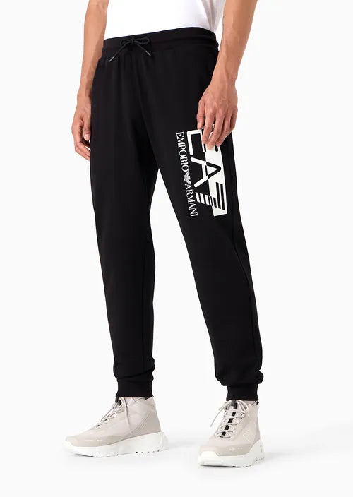 Ea7 Emporio Armani pantaloni jogger visibility in misto cotone uomo