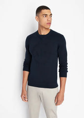 Armani Exchange maglione girocollo in cotone uomo