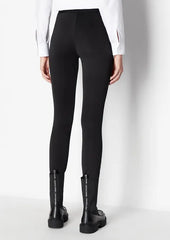 Armani Exchange leggings in tessuto scuba stretch donna