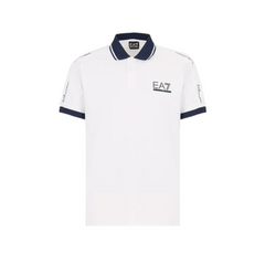 EA7 Emporio Armani Polo Tennis Club in jersey di cotone stretch uomo