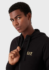 Ea7 Emporio Armani tuta zip con cappuccio uomo