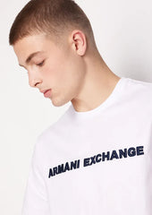 Armani Exchange t-shirt regular fit con logo uomo