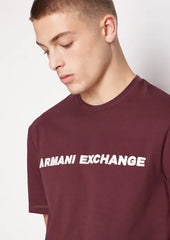 Armani Exchange t-shirt regular fit con logo uomo