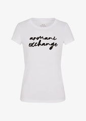 Armani Exchange t-shirt di cotone pima donna