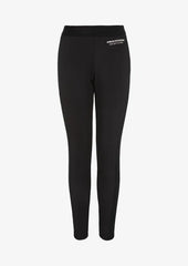 Armani Exchange leggings in tessuto scuba stretch donna