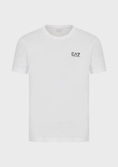 Ea7 Emporio Armani t-shirt in cotone stretch con stampa logo uomo