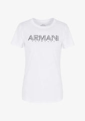 Armani Exchange t-shirt regular fit in jersey di cotone donna