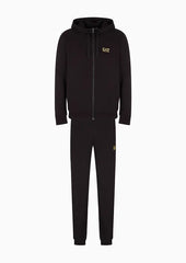 Ea7 Emporio Armani tuta zip con cappuccio uomo