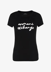 Armani Exchange t-shirt di cotone pima donna